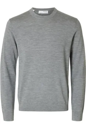SELECTED Male Pullover mit Rundhalsausschnitt 100% Merinowoll