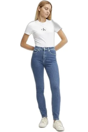 Calvin Klein Jeans HIGH RISE SKINNY Hosen Damen, , 26W / 32L