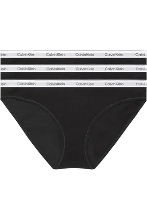 Calvin Klein Damen 3er Pack Slips Bikini Form Baumwolle mit Stretch, , 3XL