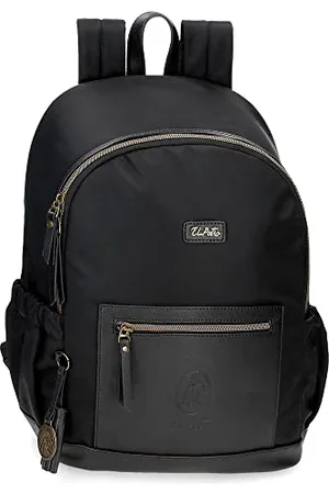 El Potro EL Potra Wolle Rucksack für Laptop, 13,3 Zoll, , 30 x 40 x 15 cm, Polyester und PU, , Laptop-Rucksack, anpassbar an den Einkaufswagen