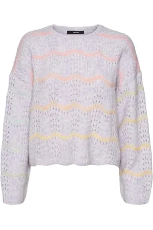 VERO MODA VMHATTY LS O-Neck Stitch Pullover Boo