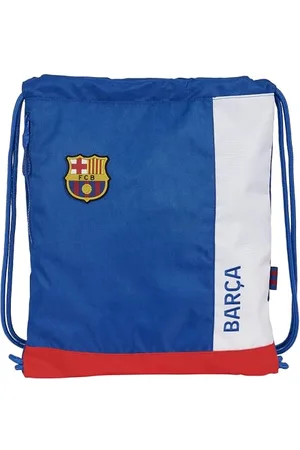 Safta F.C. Barcelona 2. Ausrüstung, Sporttasche, Schnürverschluss, Rucksack, ideal für Kinder unterschiedlichen Alters, bequem und vielseitig, Qualität und Widerstandsfähigkeit, 35 x 45 cm, Blau und