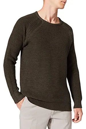 Casual Friday Herren Kristian Bubble Crew Neck Knit Pullover, , S