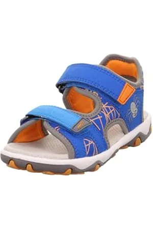 Superfit Mike 3.0 Sandale, Blau/Orange 8050, 27 EU Weit