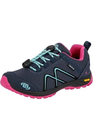 BRUTTING Mädchen Guide Trekking- & Wanderhalbschuhe, Marine/ Pink/ Türkis, 28 EU