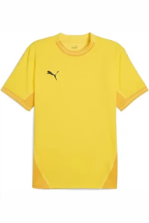 PUMA Unisex Teamfinal-Trikot Fußballtrikot, Faster Yellow Black-Sport Yellow, L