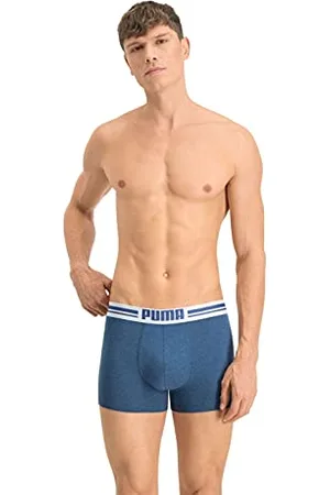 PUMA Herren Placed Logo Boxers Boxer, , XL (2er Pack)