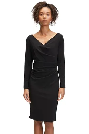 Vera Mont Damen 0235/4835 Kleid, Black, 36