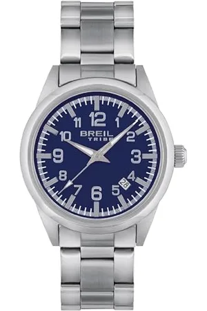Breil Herrenuhr Yukon Kollektion, Chronograph für Herren im Vintage- und Sport-Design, 40 mm Satiniertes Stahlgehäuse, Miyota 2315 Uhrwerk, Wasserdicht bis 5 ATM