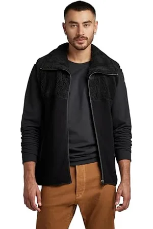 G-Star RAW Herren Dast Shearling Knitted Weste, , XL