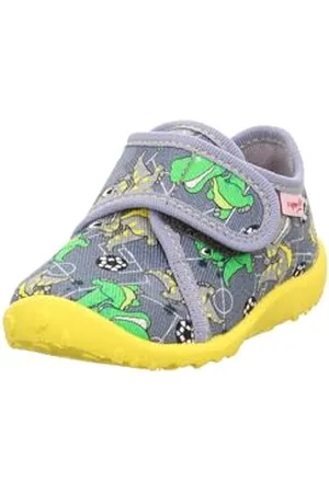 Superfit Baby-Jungen Spotty Hausschuh, GRAU/Mehrfarbig 2060, 19 EU