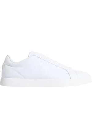 Calvin Klein Damen Cupsole Sneaker Low Top, Weiß (Triple Bright White), 36