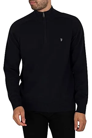 Farah Herren Newitt Pullover, Schwarz, XXL