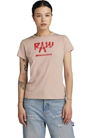 G-Star RAW Damen Calligraphy Graphic Top, , XS