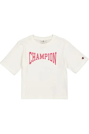Champion Mädchen Legacy Graphic Shop G (405025) -Crewneck Kurzarm Shirt, , 15-16 Years