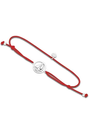 DUR Armband Ahoi Segelschiff, Elastik für Damen mit 925 Sterling Silber in der Farbe , Längenverstellbar, Länge: 14 cm, A1627RO