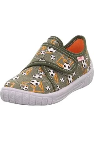 Superfit Bill Hausschuh, Grün/Mehrfarbig 7040, 38 EU