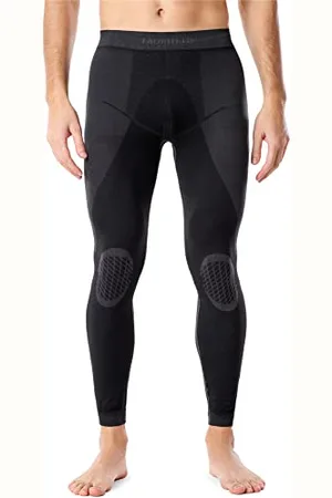 Ladeheid Lange Unterhosen Herren Thermounterwäsche Thermoaktiv Leggings Männer LAGI002 ( , XXL)