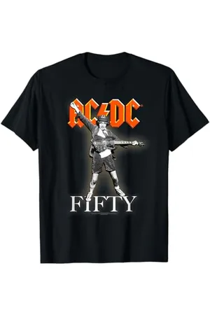 AC/DC 50 Jahre Deckungen T-Shirt