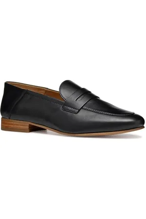 Geox Damen D MANTINEA A Loafer, Black, 35 EU