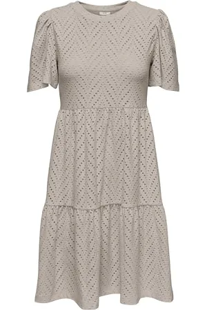 JDY Carla Cathinka S/S Dress JRS Noos Abito da Donna, , L