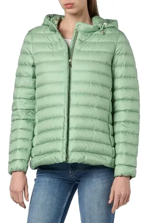 Geox Damen W Jaysen Short Jacket, Grün, 40