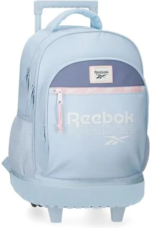Reebok Joumma Bags Schulrucksack, Schulrucksack, blau/rosa, aus Polyester, breite Schultergurte, ergonomisch, gepolstert, mehrere Fächer, blau, Rucksack mit Rädern