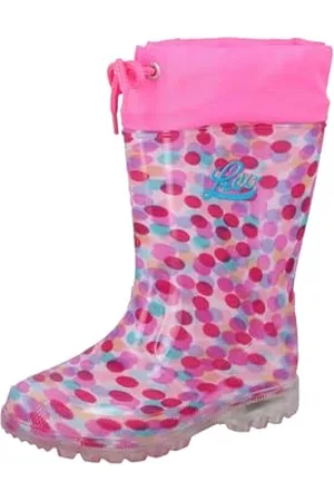 LICO Mädchen Power Blinky Gummistiefel, Pink/ Rosa/ Türkis, 33 EU