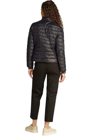 Tommy Hilfiger Damen Steppjacke Mock Neck Leicht, Schwarz (Black), L
