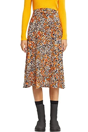 ESPRIT Damen 092ee1d319 Rock, Schwarz, 42 EU