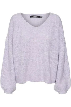 VERO MODA Damen VMJULIETTE LS V-Neck Boo Pullover, , XS