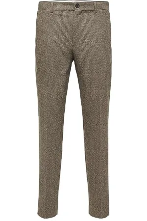 SELETED SELECTED HOMME Herren Slhslim-adrian Trs B Noos, Brownie, 50