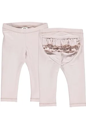 Müsli By Green Cotton Baby Girls Cozy me Frill Casual Pants, , 74