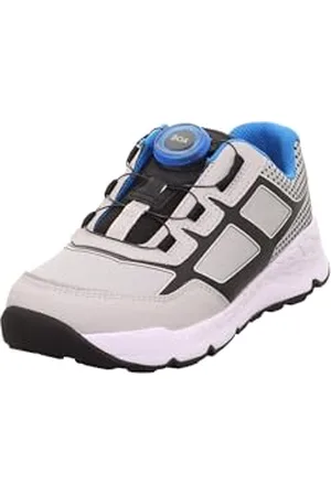 Superfit Free Ride Sneaker, Hellgrau/Blau 2500, 35 EU Weit