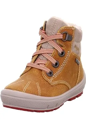 Superfit Baby Jungen Groovy Schneestiefel, Gelb Beige Rot 6000, 21 EU