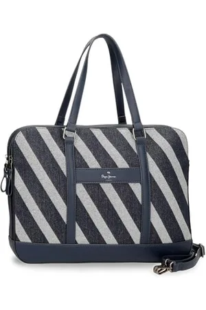 Pepe Jeans Celine Laptoptasche 39,6 cm (15,6 Zoll), , 41 x 30 x 14 cm, Polyester, mit Details aus Kunstleder von Joumma Bags, , Laptoptasche