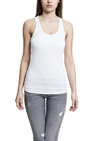 Urban classics Damen Jersey tanktop voor dames Sport Tank Top, , XS EU
