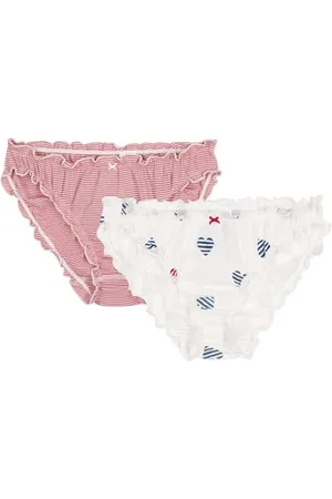 Petit Bateau Damen A0D15 Höschen, , XS (2er Pack)