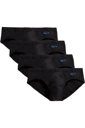 2Xist )IST Herren-Bikini-Slip, Baumwolle, Stretch, 4er-Pack, , Medium