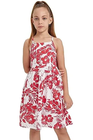 DeFacto Mädchen B0674a8 Casual Dress, , 9-10 Jahre EU