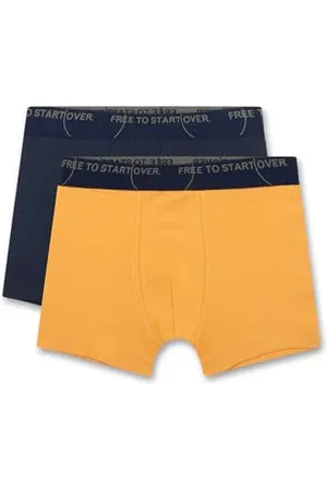 Sanetta Jungen-Hipshorts (Doppelpack) | Hochwertige und nachhaltige Unterhose für Jungen aus Baumwoll-Mix. Inhalt: 2er Set Unterwäsche für Jungen 188