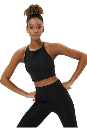 Koton Women Non Wired Non Padded Halter Neck Sport Bra