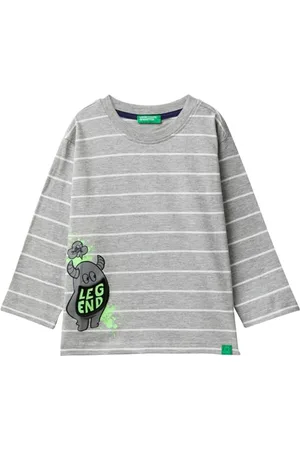 Benetton T-Shirt M/L 3KUYG10FD Kurzarm Shirt