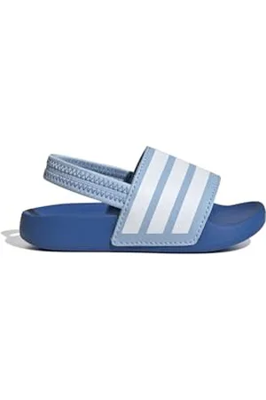 adidas Unisex Baby Adilette ESTRAP Slides Infants RUTSCHEN, Clear Sky/Cloud White/Bright Royal