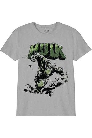 Marvel Jungen Bohulkcts041 T-Shirt, Grau meliert, 8 Jahre