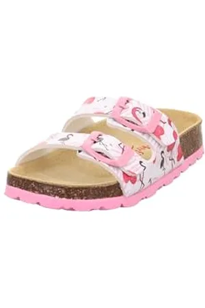 Superfit Fussbettpantoffel Hausschuh, Weiß/Pink 1130, 29 EU