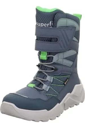 Superfit Rocket Schneestiefel, BLAU/GRÜN 8010, 34 EU Schmal