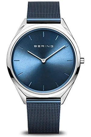 Bering Unisex Uhr Quarz Movement - Ultra Slim Collection mit Edelstahl und Saphirglas 17039-307 - 3 ATM