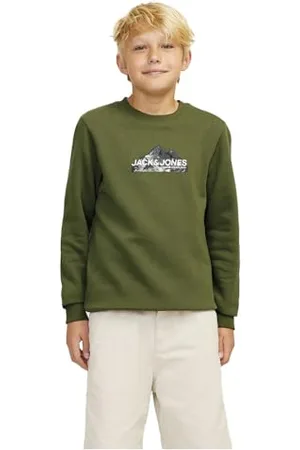 JACK&JONES JUNIOR Jcomountain Logo Sweat Crew Neck Sn Mni