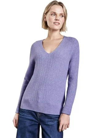 Street one Damen A303041 Kuscheliger V-Neck Pullover, , 46 EU